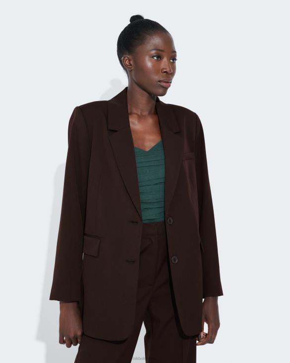 ob jackie Bik Bok apģērbs 8XZR138 tumši brūna melanža