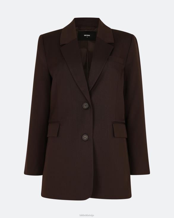ob jackie Bik Bok apģērbs 8XZR138 tumši brūna melanža