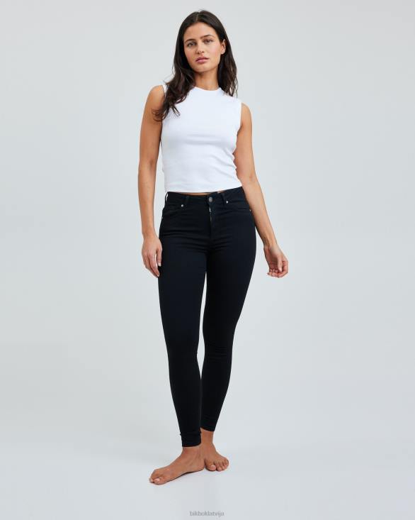 persiku augsti 99 džinsi Bik Bok apģērbs 8XZR16 melns
