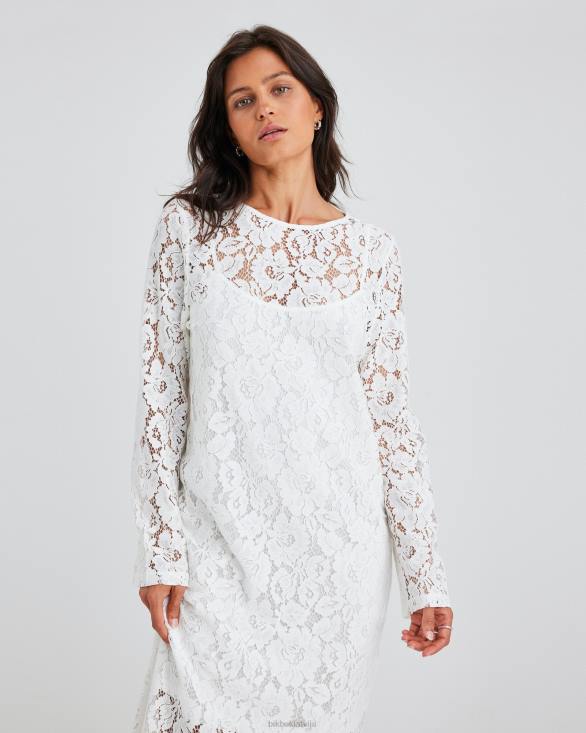 dk Sofija Bik Bok apģērbs 8XZR57 gandrīz balts