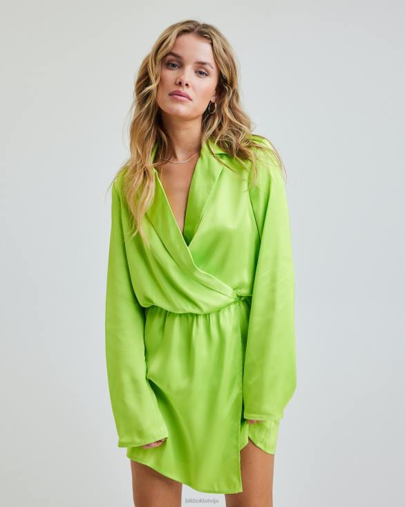 dw brīvība satīns Bik Bok apģērbs 8XZR74 Laima zaļš