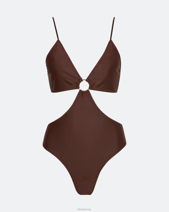 es jūtos kā vasarā Bik Bok apģērbs 8XZR376 tumši brūna melanža