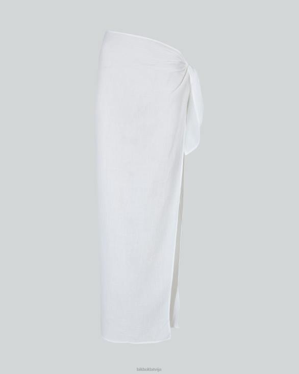 ic pludmales klubs sarong garš Bik Bok apģērbs 8XZR323 balts