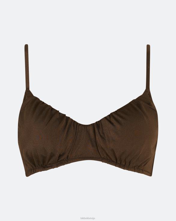 iw grieķu tops Bik Bok apģērbs 8XZR387 tumši brūns