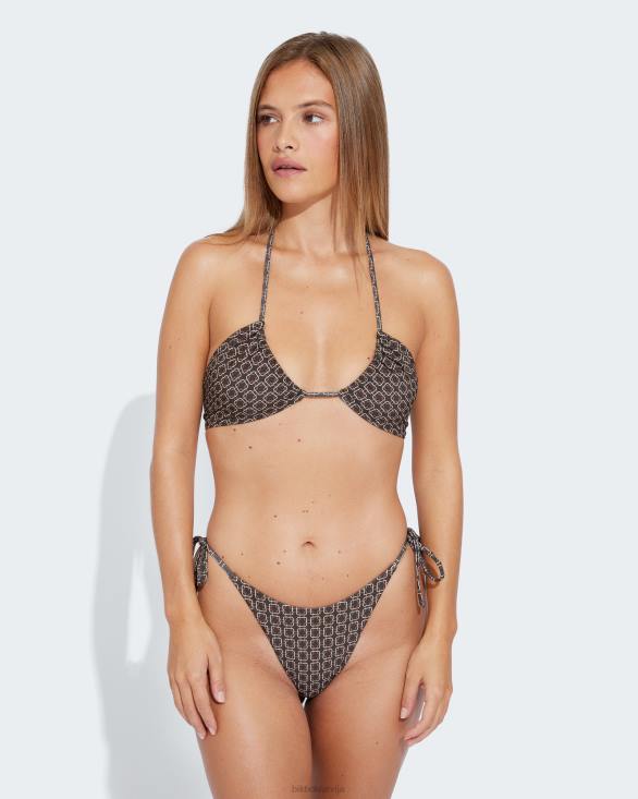 iw hot girl vasaras dibens Bik Bok apģērbs 8XZR409 brūns