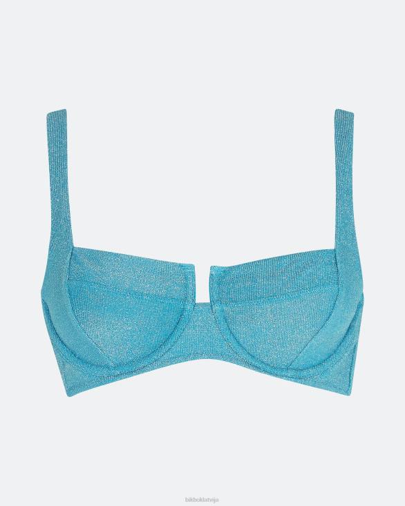 iw italy lurex tops Bik Bok apģērbs 8XZR398 tirkīza