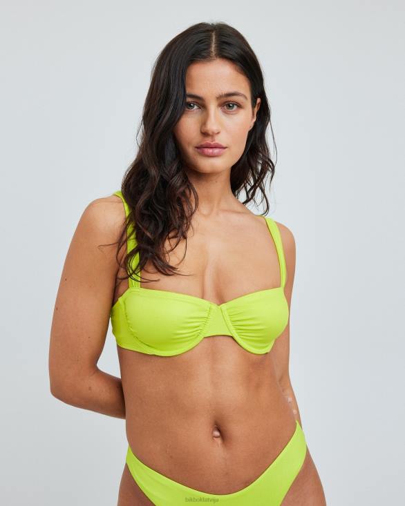 iw palma metālisks tops Bik Bok apģērbs 8XZR349 Laima zaļš