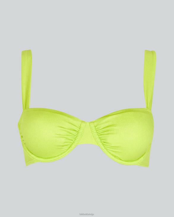 iw palma metālisks tops Bik Bok apģērbs 8XZR349 Laima zaļš