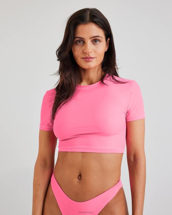iw swim t-krekla tops Bik Bok apģērbs 8XZR333 neona rozā