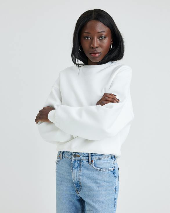 sh bāzes crewneck Bik Bok apģērbs 8XZR123 balts