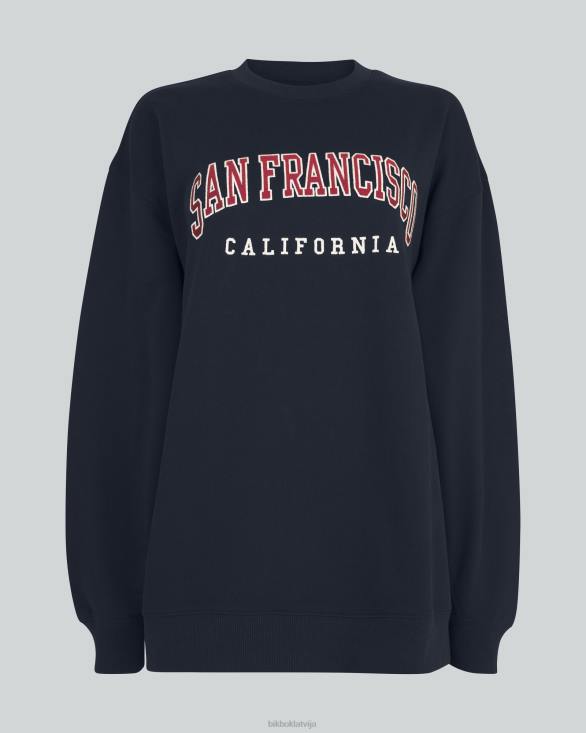 sh liela izmēra crewneck Bik Bok apģērbs 8XZR100 tumši zils