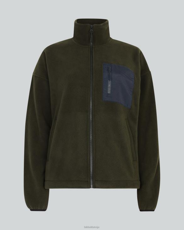 sj flīsa jaka Bik Bok apģērbs 8XZR96 tumši zaļa
