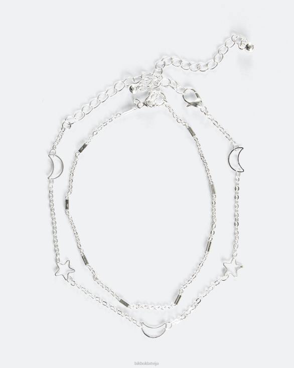 ba nakts debesis potītes Bik Bok Piederumi 8XZR524 Sudrabs